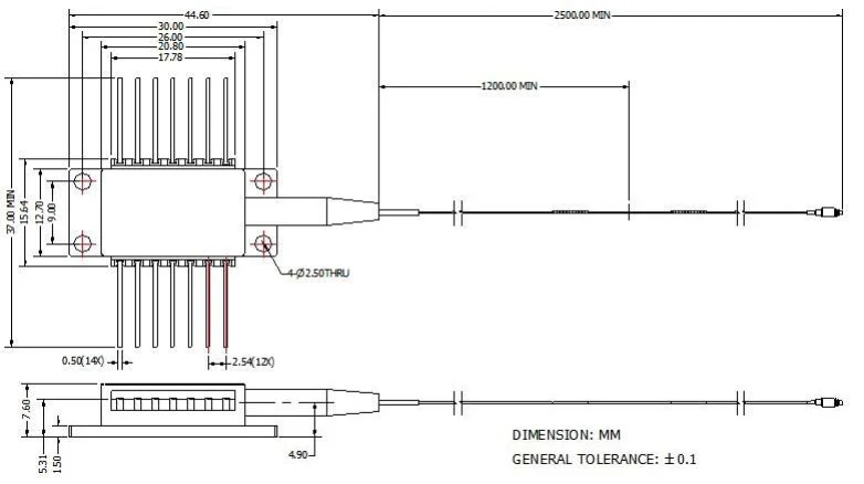 1653nm 40mw Btf Laser Diode For Methane Gas Detection 1653nm 40mw Btf Laser Diode For Methane Gas Detection